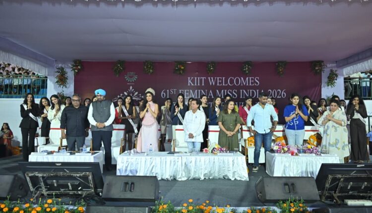 KIIT and KISS extend their warmest congratulations to the Femina Miss India 2026 contestants